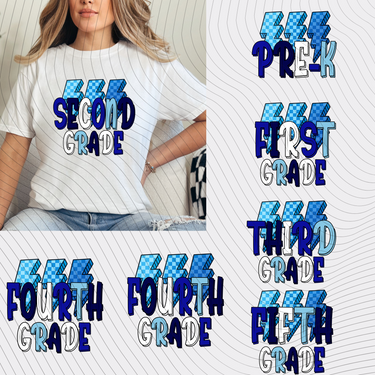 Blue Lighting Grade Level T-Shirt *Back to School Sale*